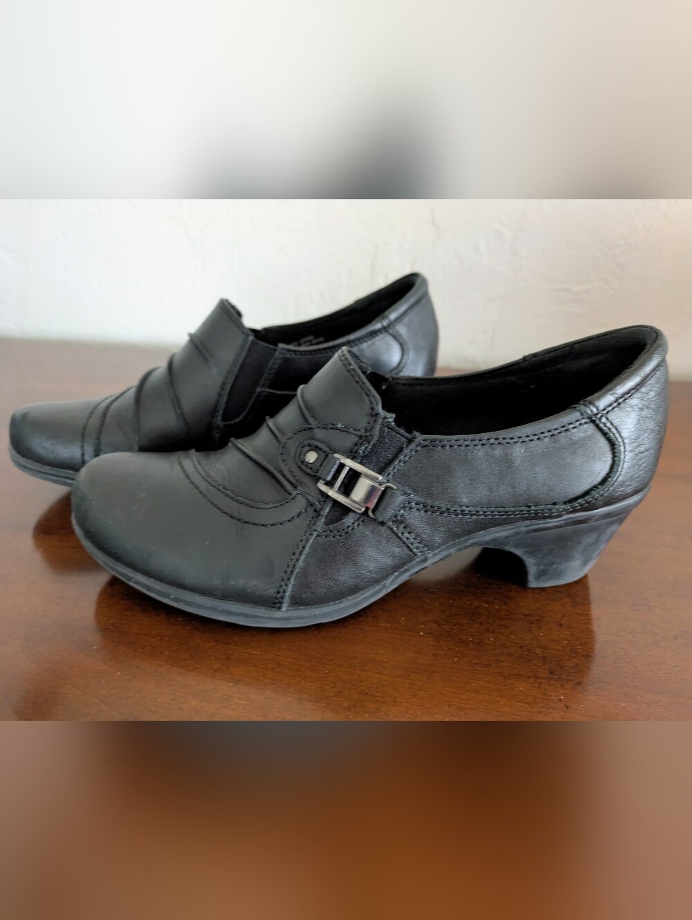 Earth Origins Black Leather Booties
